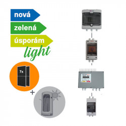 Set pro fotovoltaický ohřev vody NZÚ light pro 2spirálový bojler