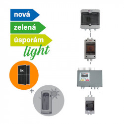 Set pro fotovoltaický ohřev vody NZÚ light pro 2spirálový bojler