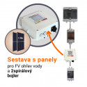 Set pro fotovoltaický ohřev vody s 8 panely Jinko Solar 450 - FVE 3,6 kWp