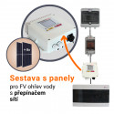 Set pro fotovoltaický ohřev vody s 8 panely Jinko Solar 450 - FVE 3,6 kWp