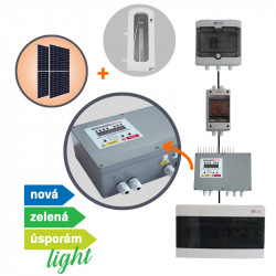 Set pro fotovoltaický ohřev vody NZÚ light s přepínačem sítí