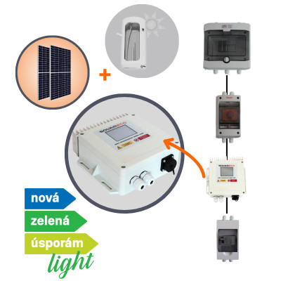 Set pro fotovoltaický ohřev vody NZÚ light pro 2spirálový bojler