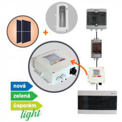 Set pro fotovoltaický ohřev vody NZÚ light s přepínačem sítí