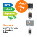 Sestava pro fotovoltaický ohřev vody NZÚ light pro 2spirálový bojler - MPPT regulátor SolarEco DZD1.x AC 3kW PUIT