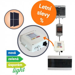 Set pro fotovoltaický ohřev vody NZÚ light s přepínačem sítí