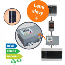 Set pro fotovoltaický ohřev vody NZÚ light s přepínačem sítí